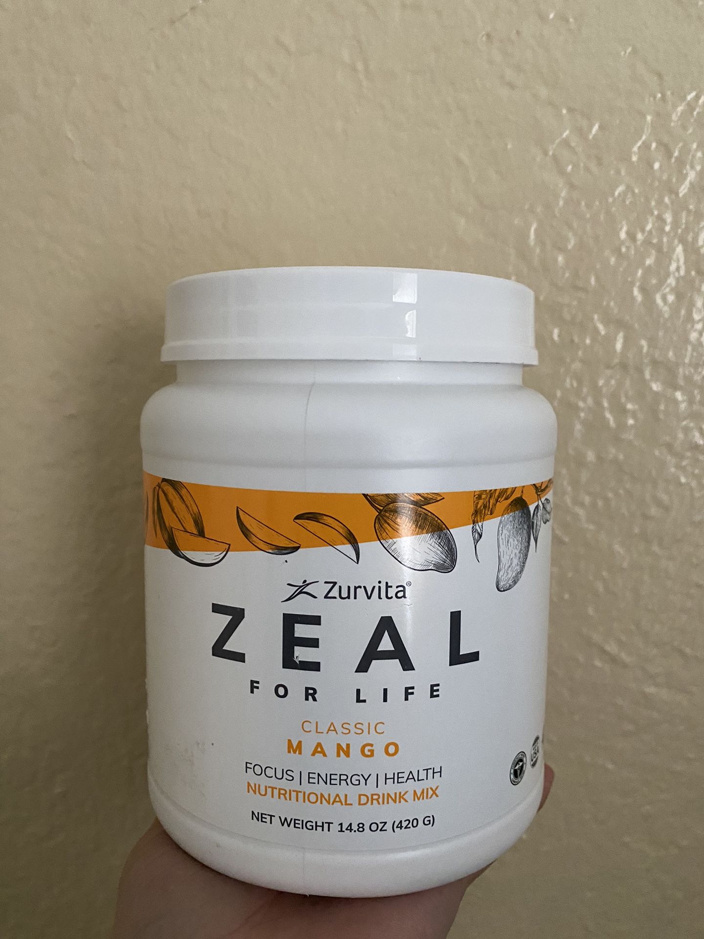 Zurvita Zeal For Life 30 Day Wellness Canister (mango)