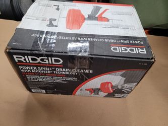 Ridgid Power Spin+ Drain Cleaner (Missing Manual Handle, Can Still Be Used With Drill)