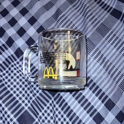 McDonalds & Toledo Ohio Zoo Panda 1988 Glass Mug