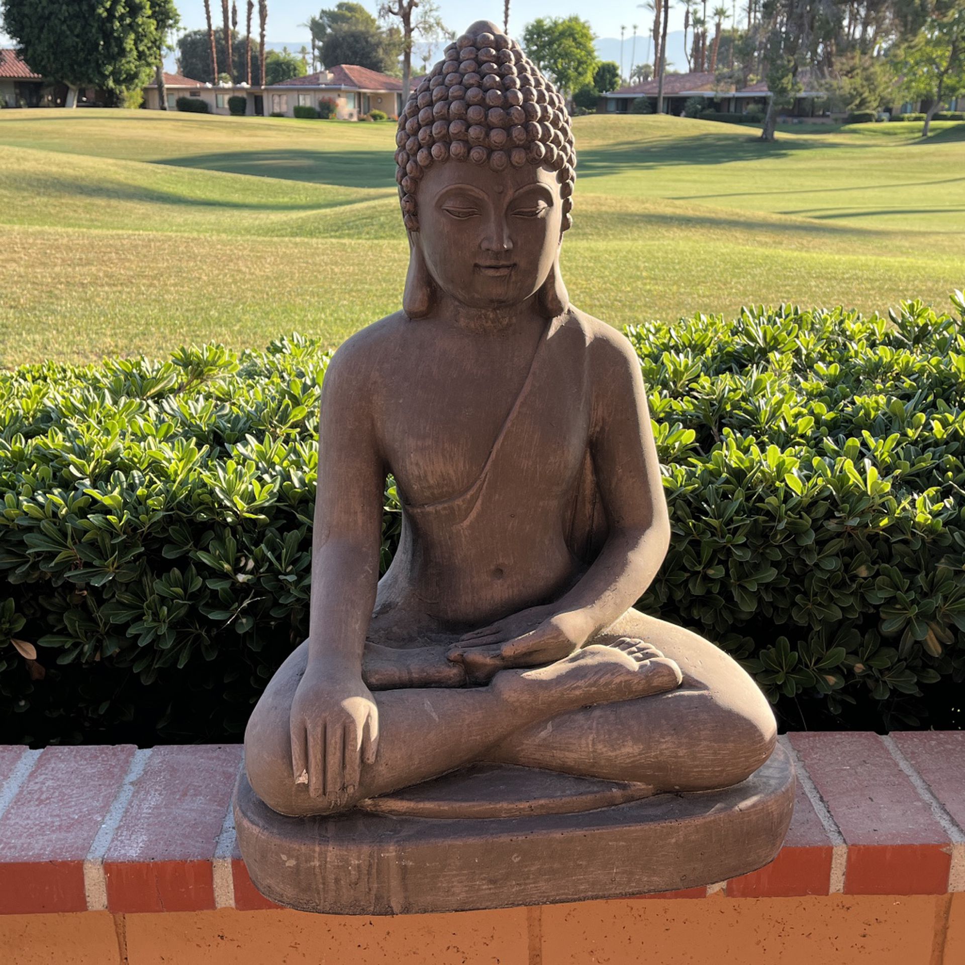 Buddha 29 Inch Sitting Sandstone 