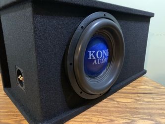 New 12” Kong Audio 4000w Max Power Subwoofer + Slot Port Enclosure
