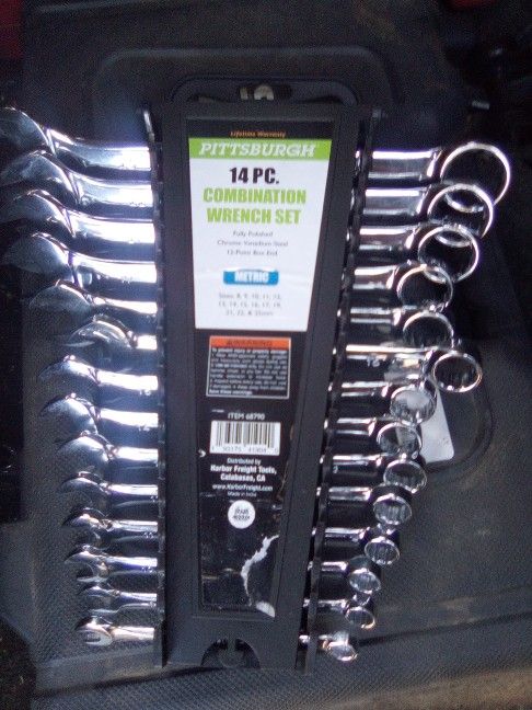 Pittsburgh 14 Piece Wrench Set 