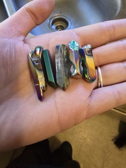5 Titanium Quartz Drilled