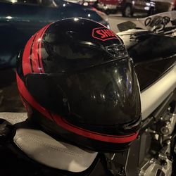 Shoei RF-1200 Full Face Helmet with Cardo BlueTooth