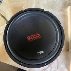 BOSS Audio Subwoofer And Boss Amp