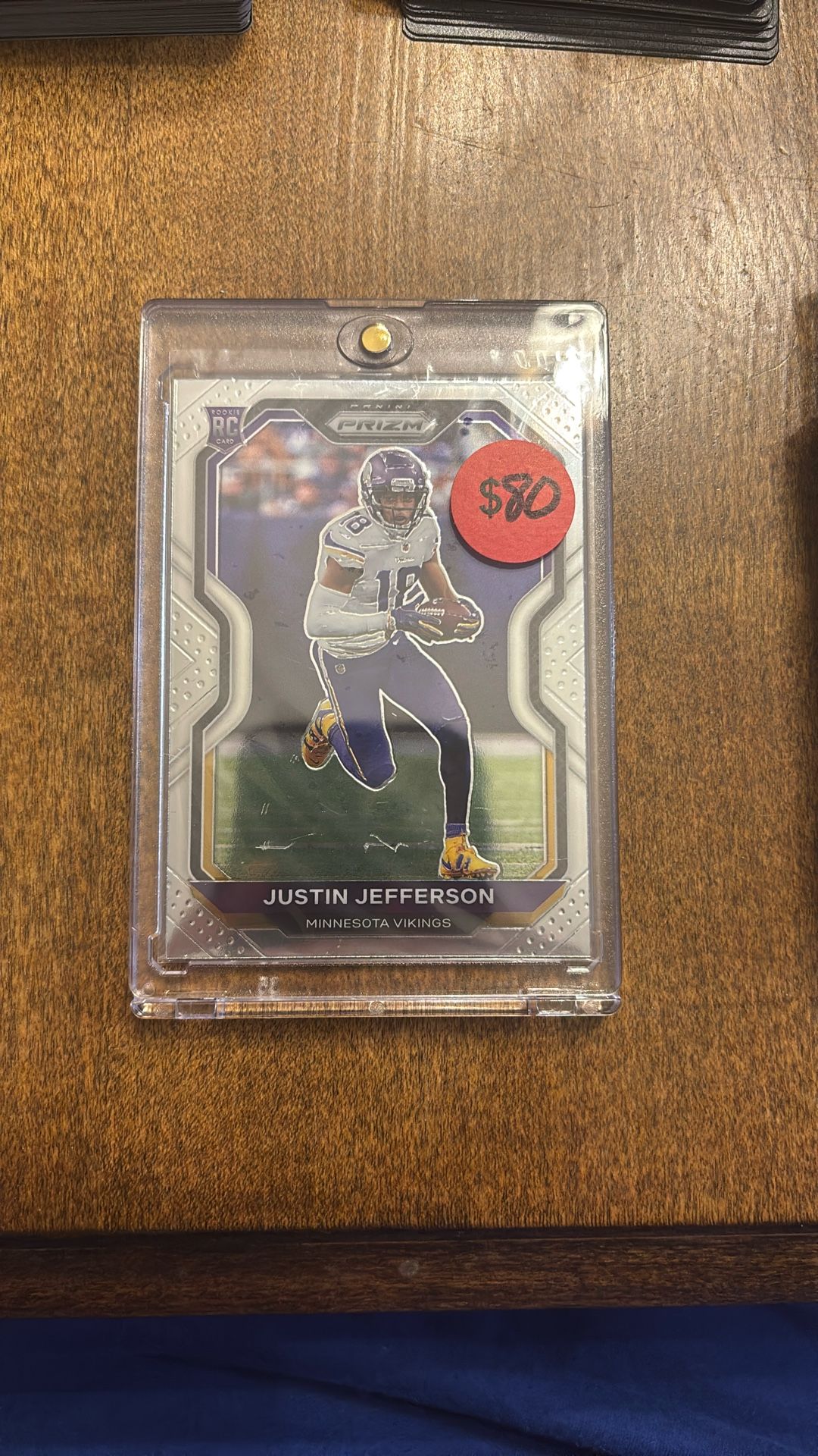 Minnesota Vikings Justin Jefferson Rookie 2020 Panini Prizm Football