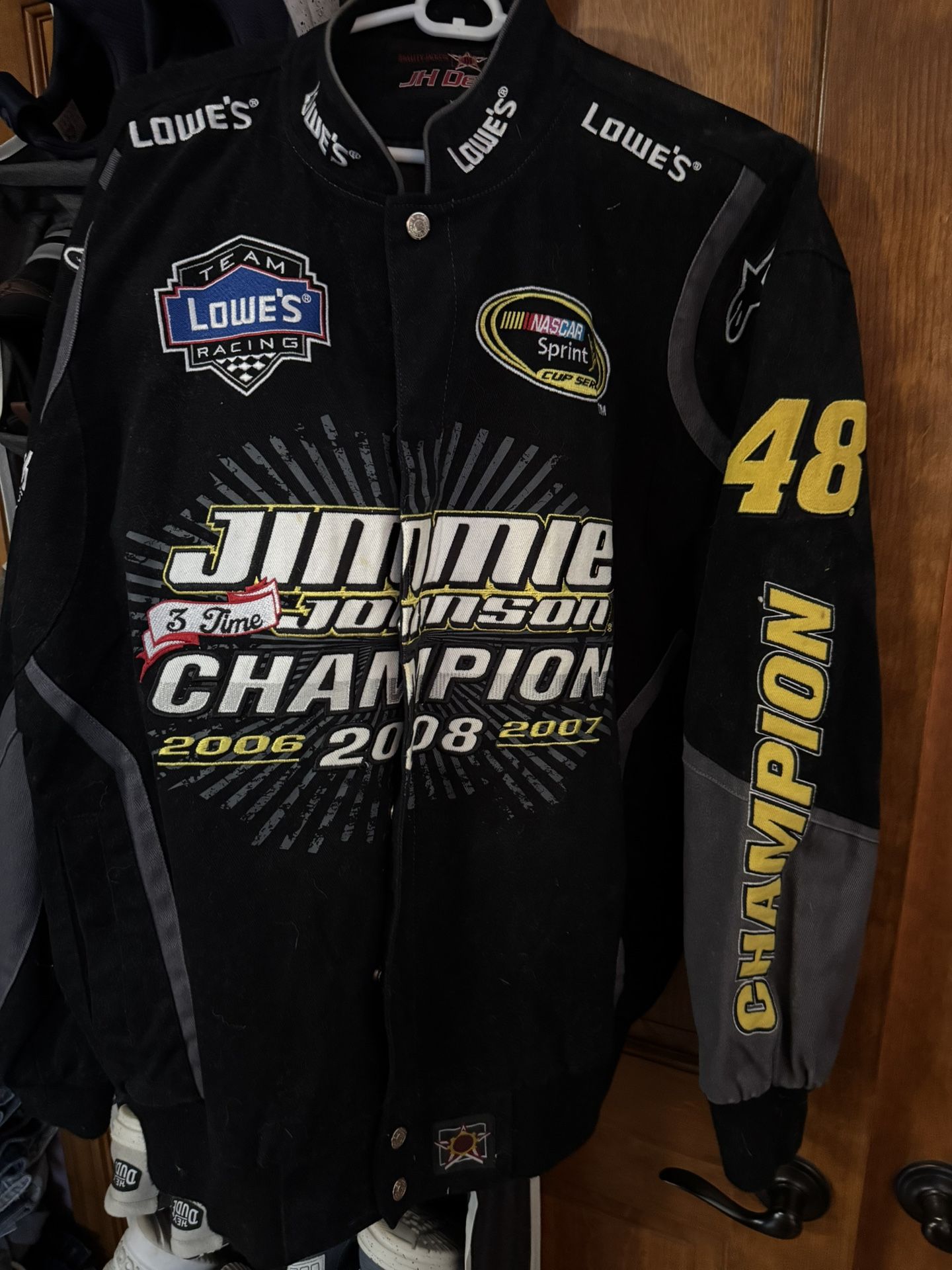 3 Time champion Jimmy Johnson Jacket