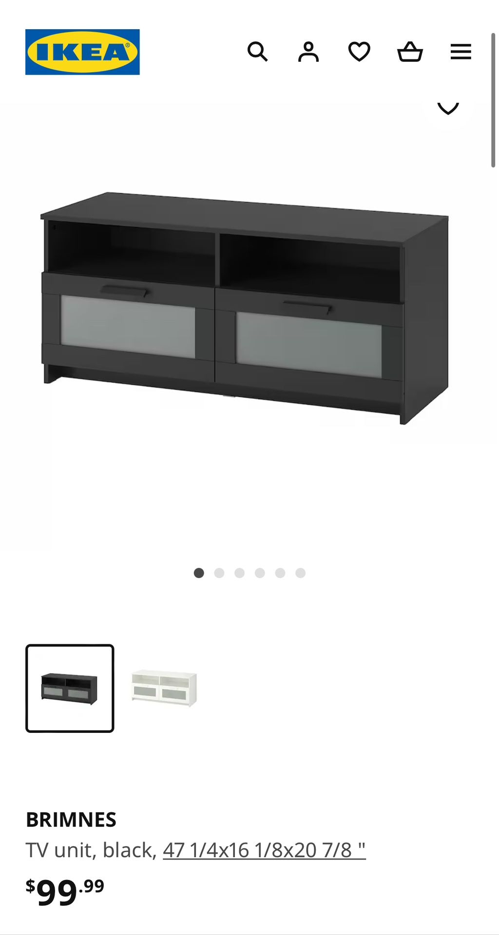 Gently Used IKEA TV Stand