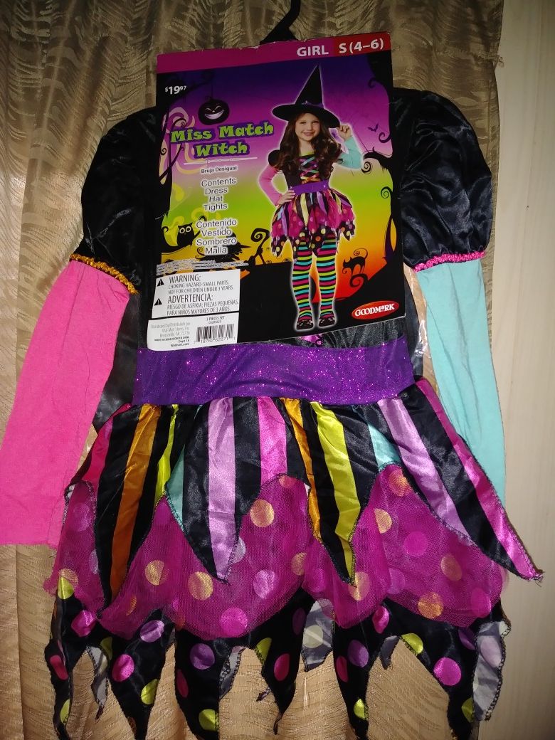 Miss Match Witch costume