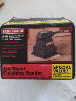Vintage Craftsman Finishing Sander
