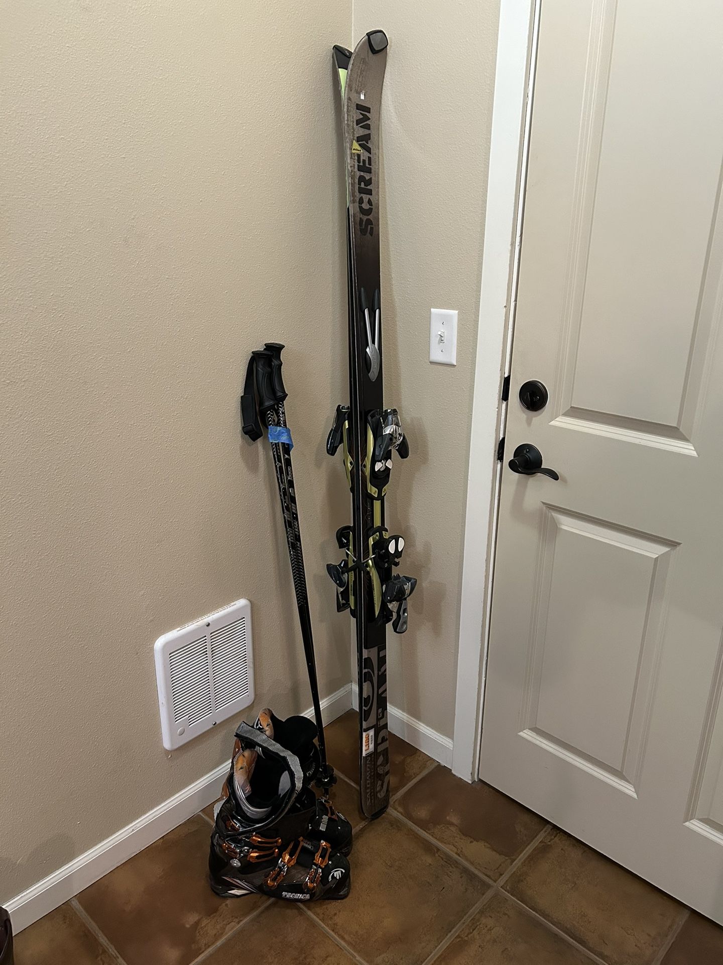 Skis, Boots, and Poles