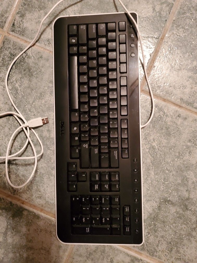 Dell USB Keyboard For A Computer, New