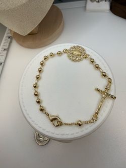 18k gold plated bracelet 7.5” inch high quality )) pulcera de enchape laminado de Brazil 🇧🇷 7.5” Bañado en Oro blanco de 18k