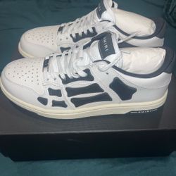 Amiri Skel-Top Low Sneakers White/Black