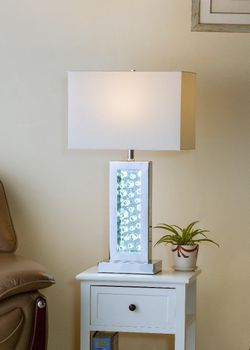 Brand new LED table lamp with USB and power outlet