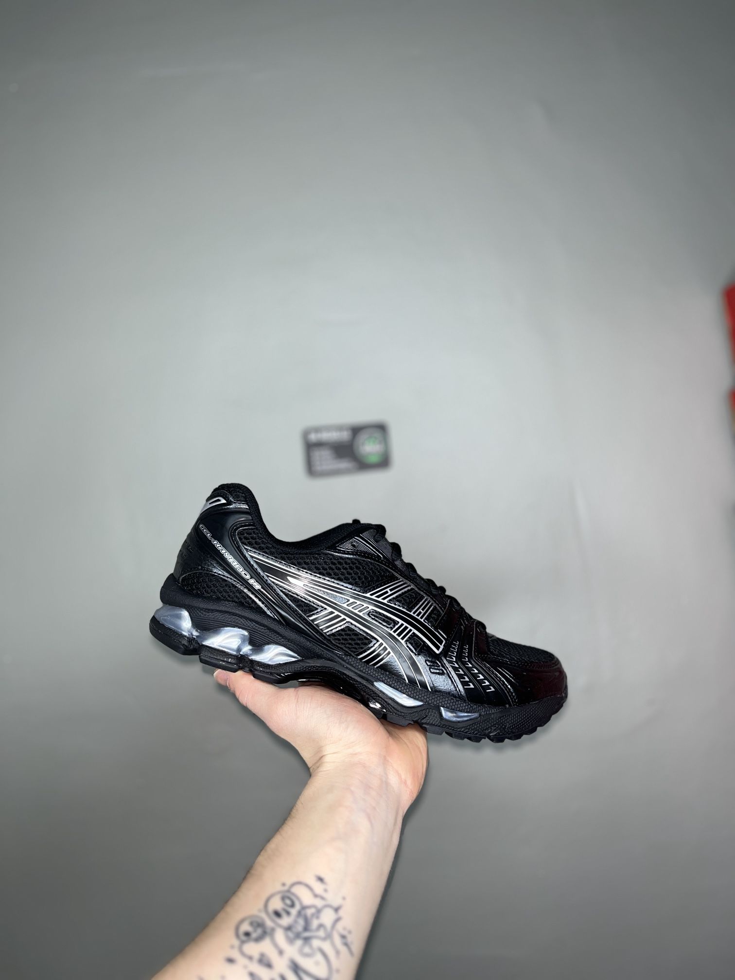 Asic Gel Kayano 14 Black Pure Silver