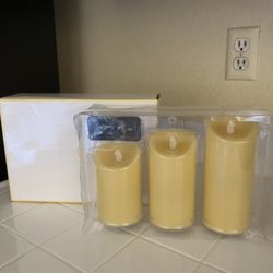 Set of Luminara Flameless Candles 
