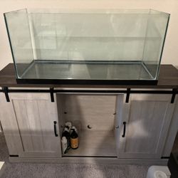 55 Gallon Long Tank & Stand 