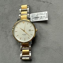 beautiful brand new 12 karat gold plated kate spade women watch with brand new battery. (MUST SELL TODAY)