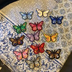 Butterfly Iron On Patches 