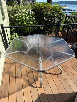 Patio deck  table