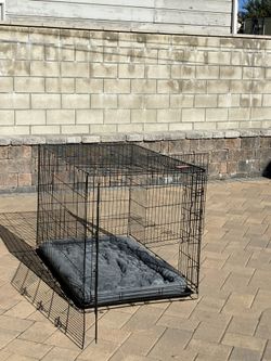 XL Double door dog crate