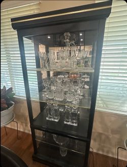 Tall Wood Cabinet