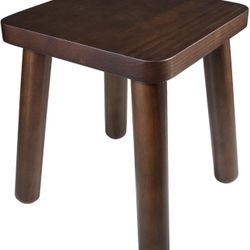 Multi-Use Solid Wood Step Stool - Brown