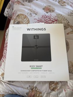 Withings Body Smart – Advanced Body Composition Wi-Fi Smart Scale, Black (New)