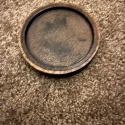 2 wooden coasters 1.00 for both. 