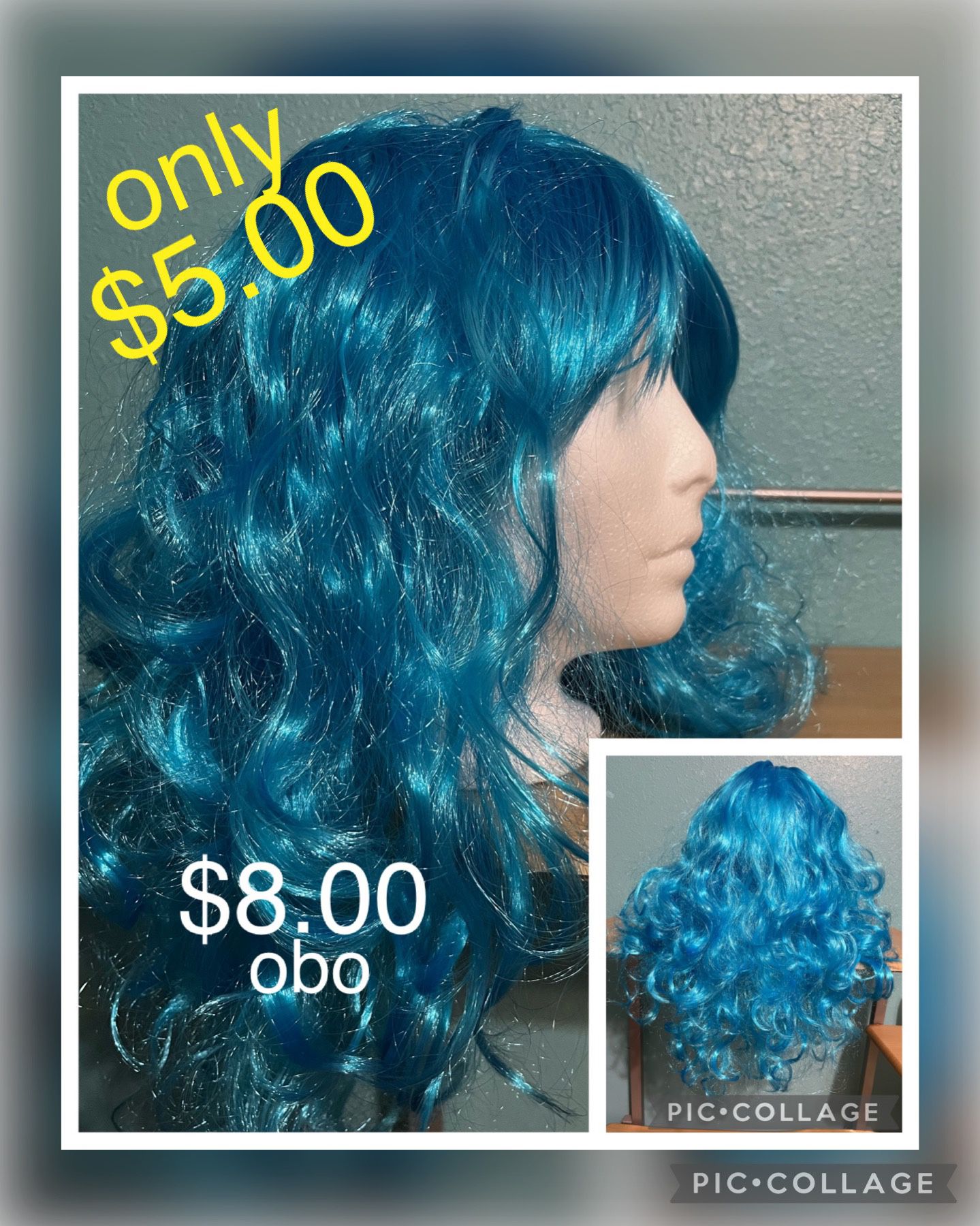 $5 Blue Wig In San Benito Facebook 