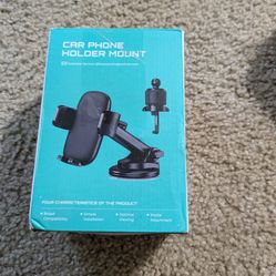 Mount /clip Car Windshield Stand for Mobile Cell Phone Black