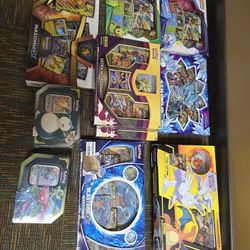 Pokemon box and tins