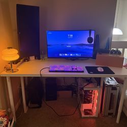 Custom IKEA Table W/ Adjustable Height