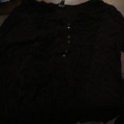 Black, long sleeve shirt