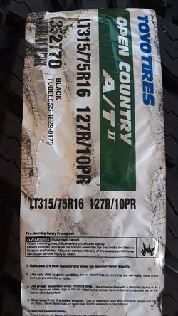 Brand new pair of tires