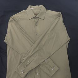 BCBG II Attitude L 16 34/35 Slim Fit Dress Shirt