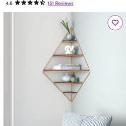 Quon 5 Shelves Corner Shelf