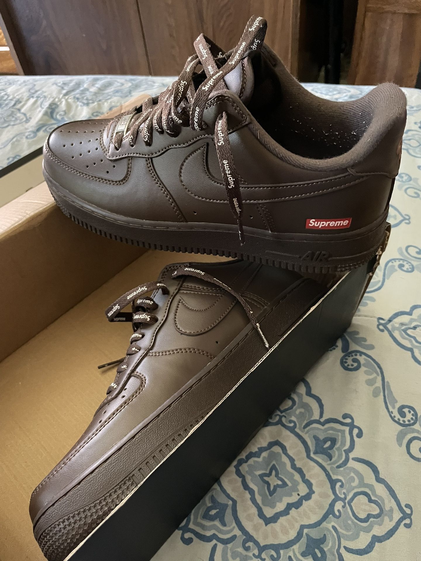 Supreme Air Force 1 Brown