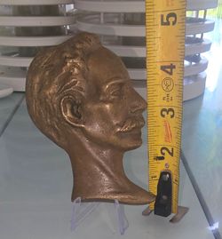 Vintage Bronze Tone Bust Sculpture of Jose Marti