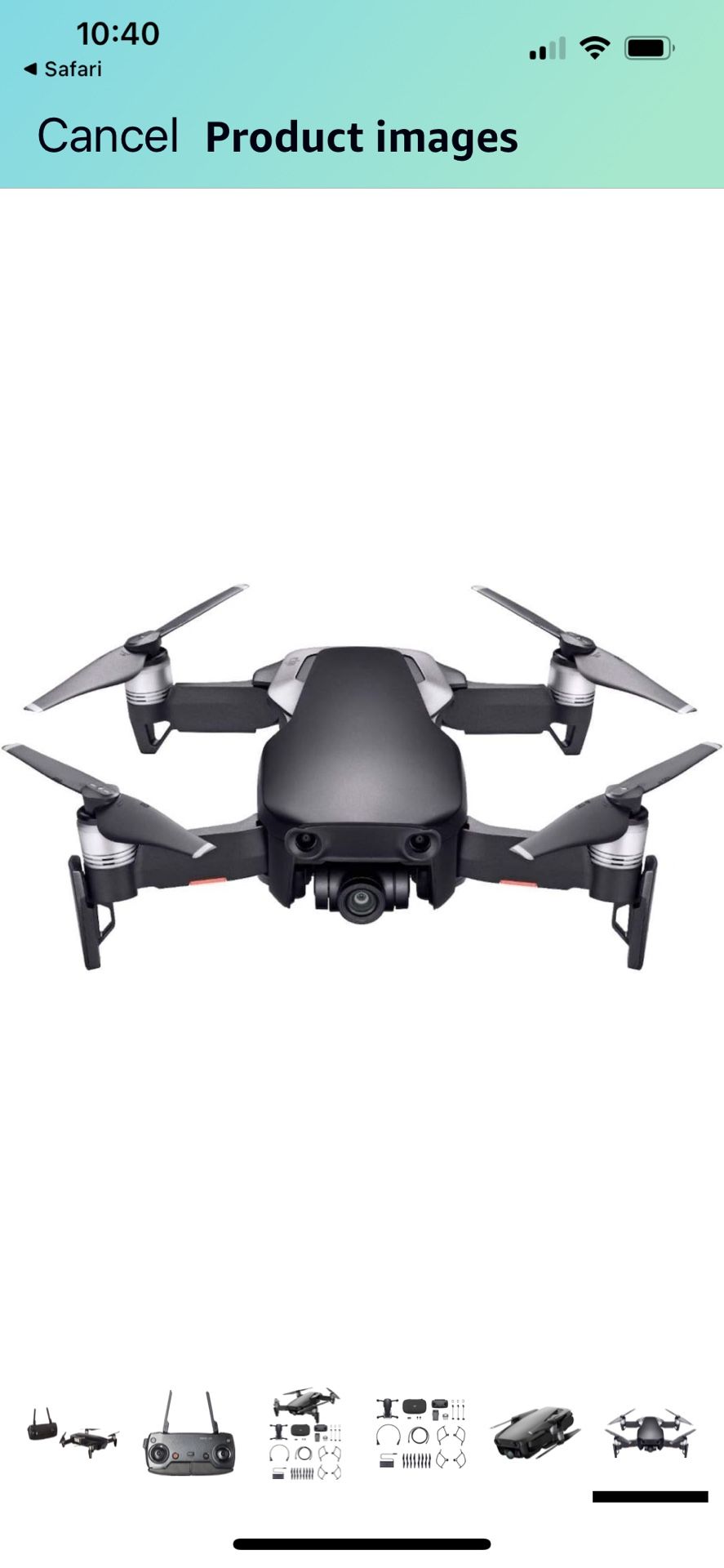 DJI Mavic Air, Fly More, Onyx Black
