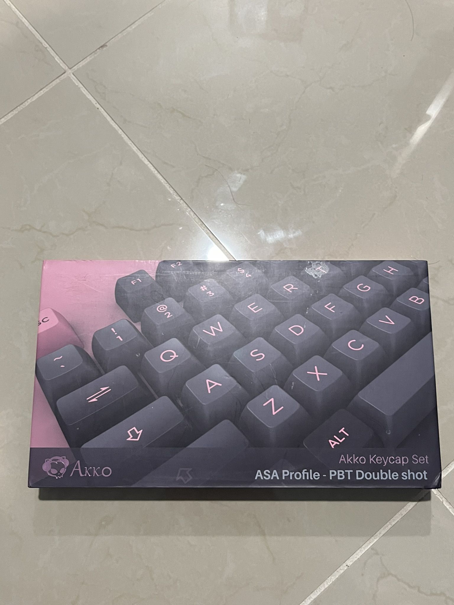 Akko Black And Pink Keycaps