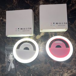 Selfie Ring Light Clip (3 brightness modes)🔅