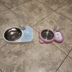 Dog/ Cat Bowl And Auto Water Feeder