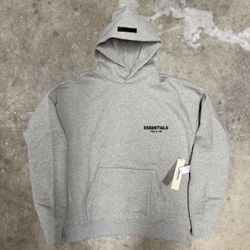 Fear of God ESSENTIALS Hoodie – Dark Oatmeal – Size M (New)