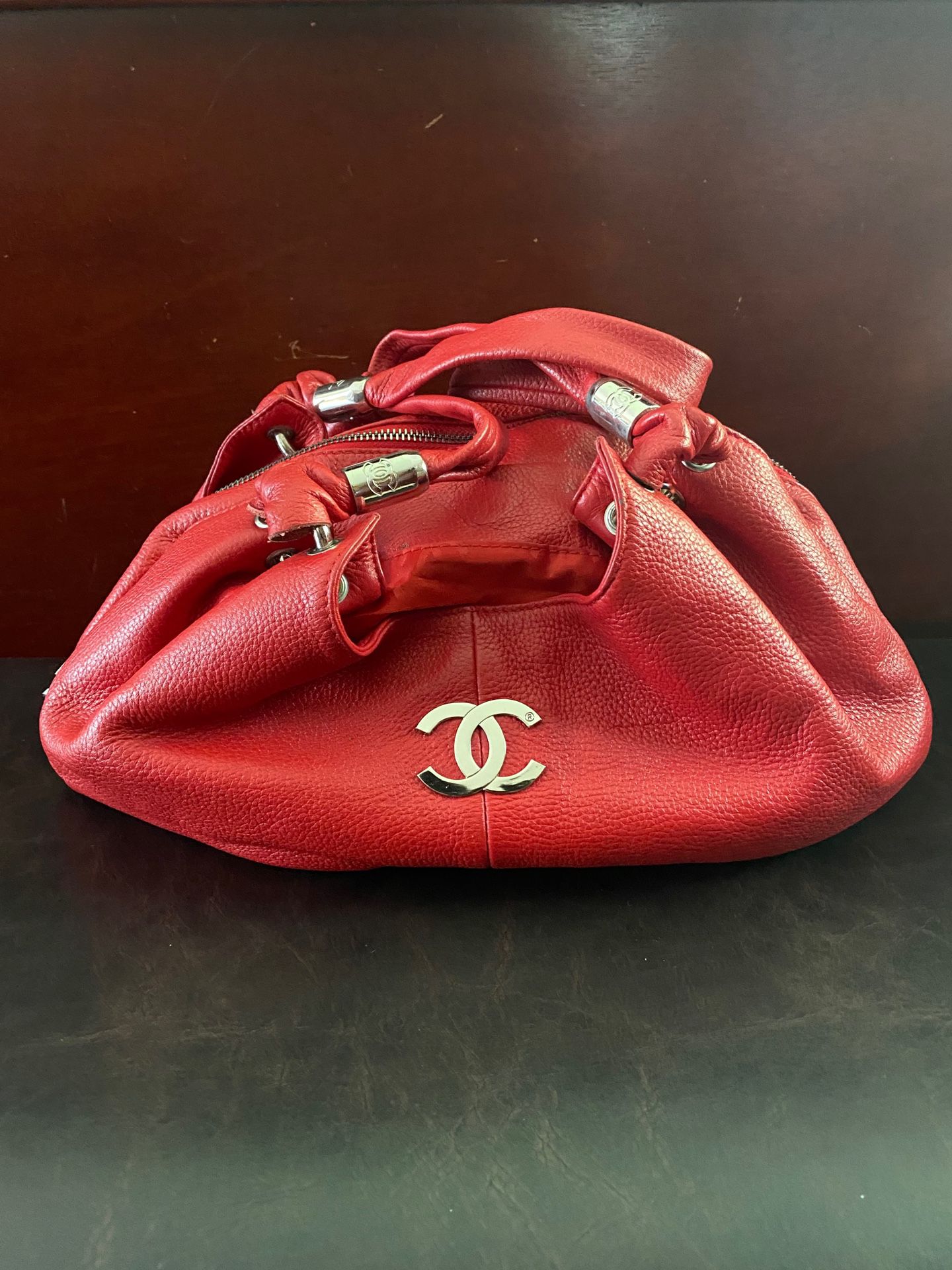 Chanel leather bag