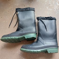 Insulated Protective Rubber Boots  10 US
