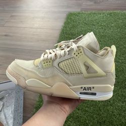 Off White Jordan 4 Sail Size 9W(7.5M)