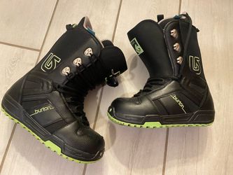 Burton womens snowboarding black boots size 8