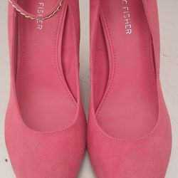 MARC FISHER WOMENS PINK HEELS